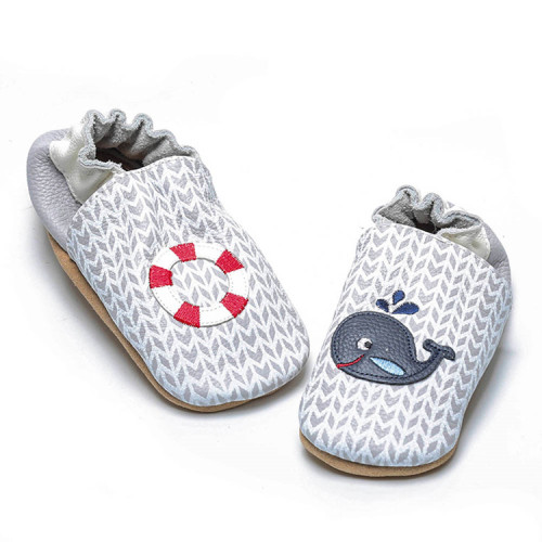 Scarpe in pelle morbida unisex bambino estate