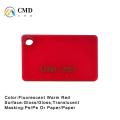 Fluorescent Warm Red Acrylic Plexiglass sheet 3mmThick