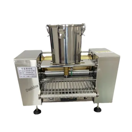 Chinese Crepes Cake Pancake Frying Pan Crepe Maker Machine