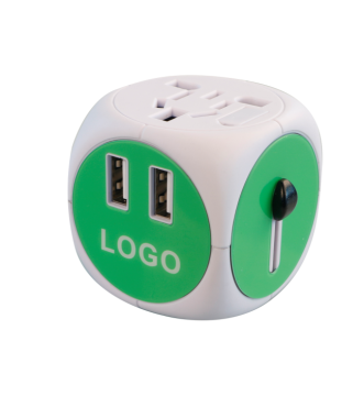2017 Hot Sale Power cube Universal International Travel Multiple Plug Adapter