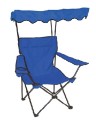 Silla de playa plegable con capota