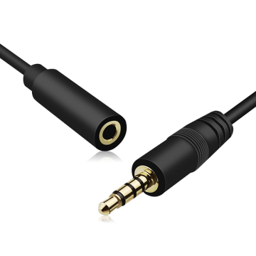 3.5mm 4pole Kabel Ekstensi Pria ke Wanita