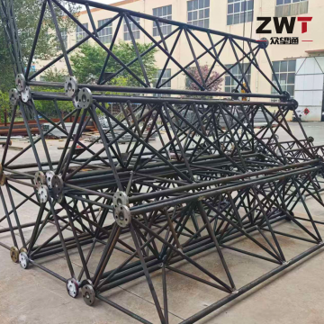 Projeto modular de torre estaiada para fácil instalação