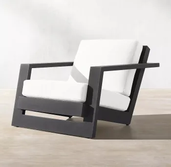 Modern Luxury Outdoor Aluminum Alloy Sofa and Beach Chair for Garden, Hotel, and Terrace