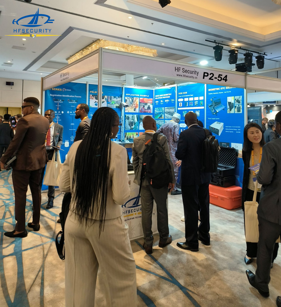 On the first day of ID4Africa, HFSECURITY's TR series biometric solutions set off the African market!