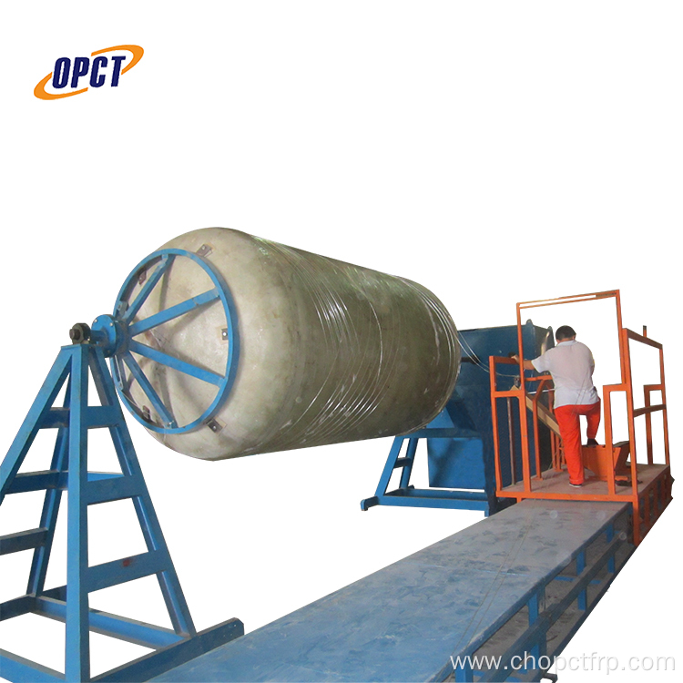 FRP tank and pipe winding machine