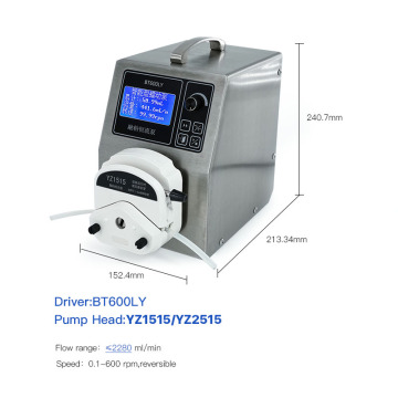Intelligent Laboratory Peristaltic Pump with Flow Display
