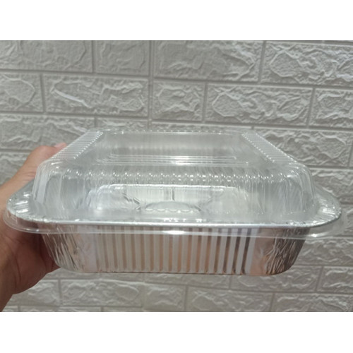 Disposable Aluminum Foils Cooking Trays with Lids