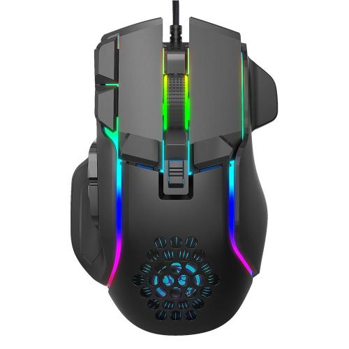 Led Wired Gaming Mouse Drag Clicking 12800DPI Gaming Mouse For Minecraft Factory