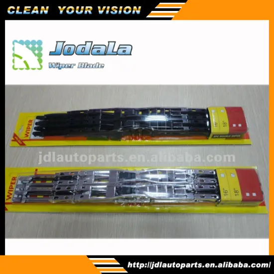 universal plastic colorful double wiper blade wiper blade of may color twin windshield wiper blade