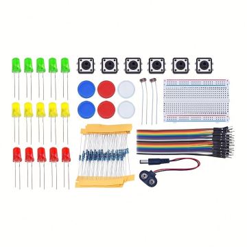 DIY Electronic Starter Kit for UNO R3 Arduino: 12-in-1 Programmable STEM Education Kit