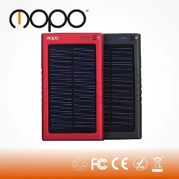 portable solar power 3000mAh bank, external battery charger