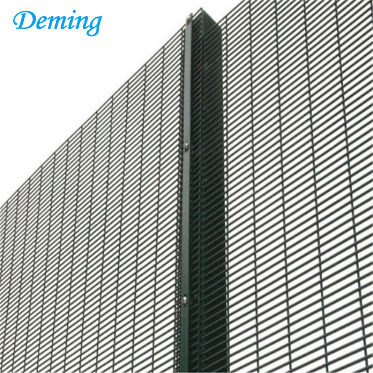 PVC painting welded anti climb mesh fence