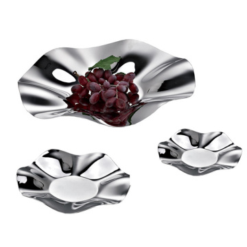 Thickened Creative Stainless Steel Fruit Trays and Platters for Snacks