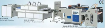 JY-720/780/1020 Full automatic screen printing production line