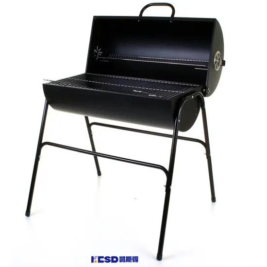 Black Portable BBQ Meat Smoker Barbecue Grill 80X76.5X87cm