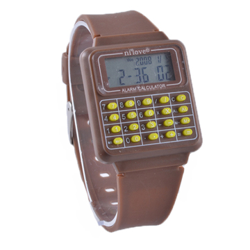 g Digital Sports Calculator Shock Siliocne Watch