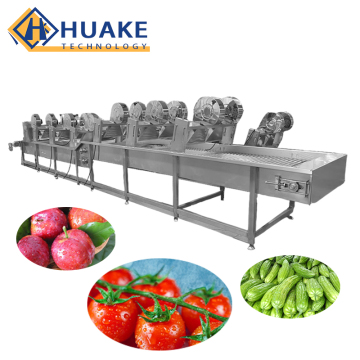 Fruit and Vegetable Processing Line: Washing, Dewatering, Grading, and Sorting Machine
