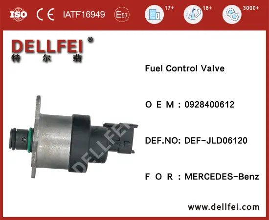 Fuel Rail Pressure Control Valve 0928400612 for MERCEDES-Benz