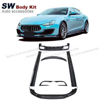 Upgraded C-MST Style Carbon Fiber Body Kit for Maserati Ghibli 2014-2019 - Enhanced Aerodynamic Performance