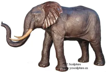 Brass Elephant Statue(BAS-G006)