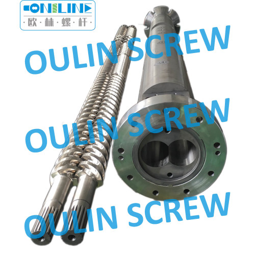 90mm-25V Bimetal Twin Parallel Screw and Barrel for PVC Profile