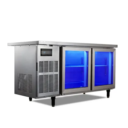 Commercial Catering Equipment: Horizontal Showcase Refrigerated Cabinet - Undercounter Refrigerator Freezers