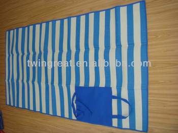 foldable beach mat with non woven bag