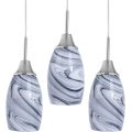 Medium Pendant Light Hand Blown Glass Shade