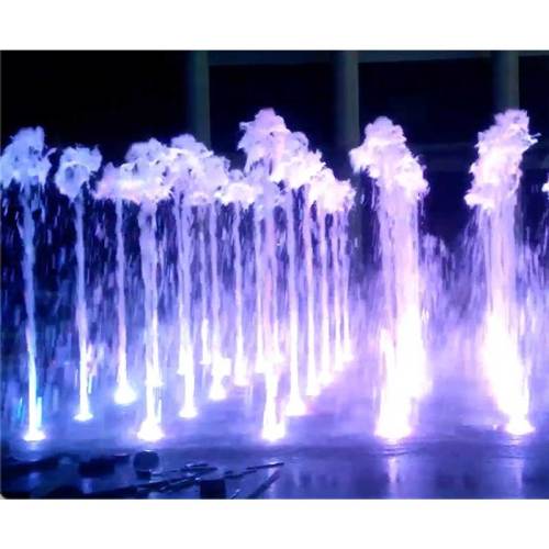 Dancing Water Feature Fountain Outdoor Large Square Music Dry Spray Supplier