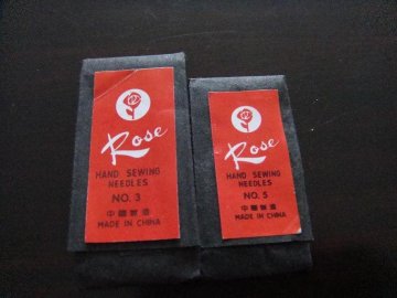 Oem 1#, 2#, 3#, 5# Premier Steel Rose Hand Long Sewing Needles Threader