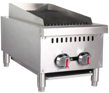 Commercial Stainless Steel Gas Countertop Charbroiler BBQ Grill