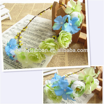 Factory OEM silk flower lei wreaths plants