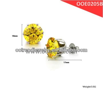 emerald price per carat yellow crystal surgical steel earrings,artificial diamond stainless steel earrings