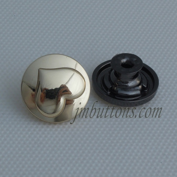 fancy love shiny gold decorative design buttons
