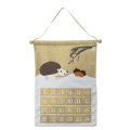 Christmas Advent Calendar with winter woodland style