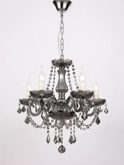 European Style Living Room Smoke grey Crystal Chandelier