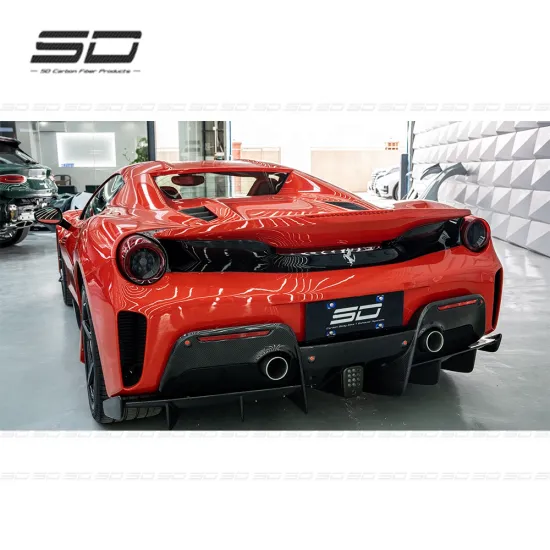 Dry Carbon Fiber Bodykit for Ferrari 488 GTB/Spider Facelift to Pista Style