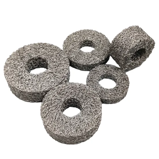 Stainless steel 304 compressed knitted wire mesh Compressed knitted wire mesh washer