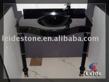 Nero marquina marble countertop basin