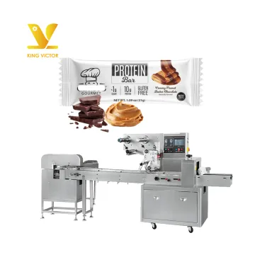 Pillow Type Flow Pack Machine for Chocolate and Energy Bars