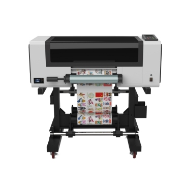 UV DTF Printer with Gold Foil for Stickers and Tumbler Cups