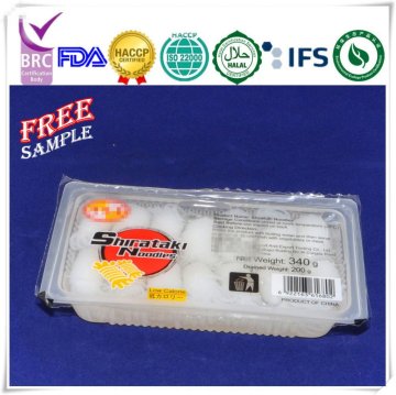 FDA zero Calorie and low fat konjac fettuccine