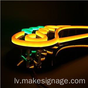 LED akrila neona gaismas