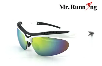 Unisex Mirror Polarized Sport Sunglasses , Comfortable Cycling Glasses