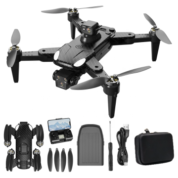 New GPS Auto Return بدون طيار مع كاميرا مزدوجة 4K ، مروحية صغيرة كوادكوبتر ، تجنب العقبات وتكنولوجيا RC FPV القابلة للطي