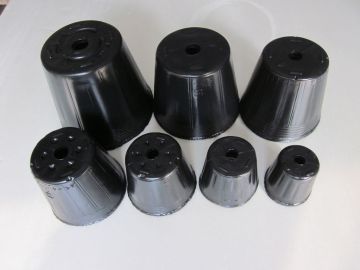 Indoor Deep Tree Seedling Pots , Black And Eco-friendly