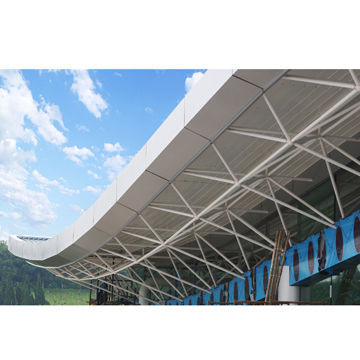 Steel Structure Sports Center with Space Truss-roof and in a Special ShapeNew