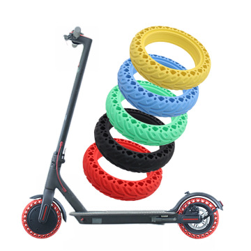 Custom Replacement Solid Tire for Xiaomi M365 Pro Electric Scooter in 8.5 Inch Colorful Size