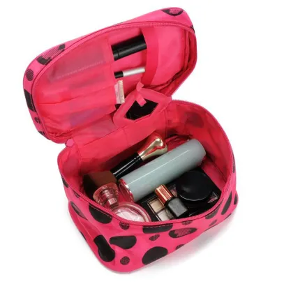 Travel Promotion Fashion pink makeup brush bag